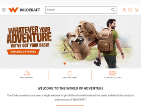 'wildcraft.com' screenshot