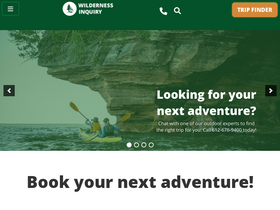 'wildernessinquiry.org' screenshot