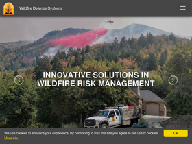 'wildfire-defense.com' screenshot