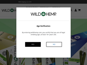 'wildhemp.com' screenshot