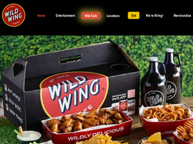 'wildwingcafe.com' screenshot