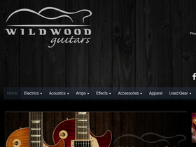 'wildwoodguitars.com' screenshot