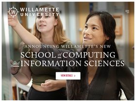 'willamette.edu' screenshot