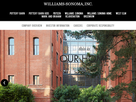 'williams-sonomainc.com' screenshot