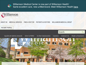 'williamsonmedicalcenter.org' screenshot