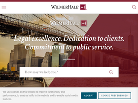 'wilmerhale.com' screenshot