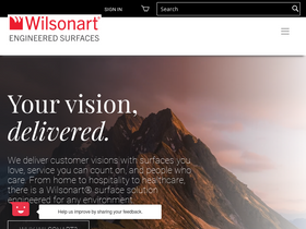 'wilsonart.com' screenshot