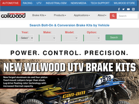 'wilwood.com' screenshot