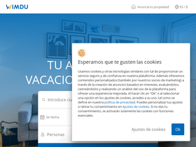 'wimdu.es' screenshot