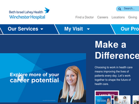 'winchesterhospital.org' screenshot