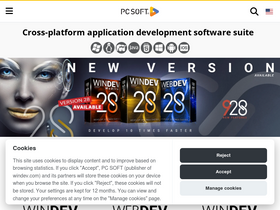 'windev.com' screenshot