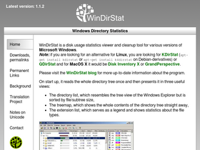 'windirstat.net' screenshot