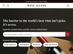 'wineaccess.com' screenshot