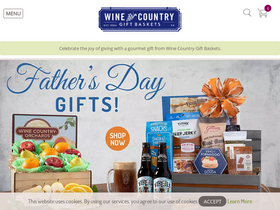 'winecountrygiftbaskets.com' screenshot