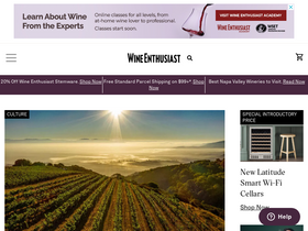 'wineenthusiast.com' screenshot