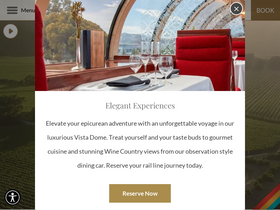 'winetrain.com' screenshot