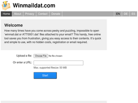 'winmaildat.com' screenshot