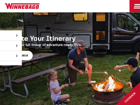 'winnebago.com' screenshot