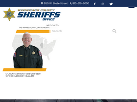 'winnebagosheriff.com' screenshot