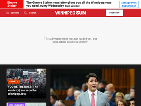 'winnipegsun.com' screenshot