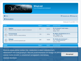 'winyl.net' screenshot