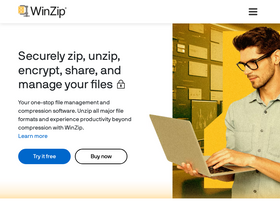 'winzip.com' screenshot