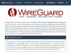 'wireguard.com' screenshot