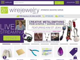 'wirejewelry.com' screenshot
