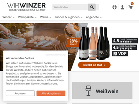 'wirwinzer.de' screenshot