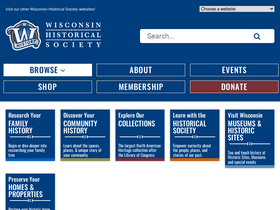'wisconsinhistory.org' screenshot