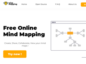 'wisemapping.com' screenshot