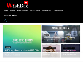 'wishbae.com' screenshot