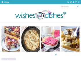 'wishesndishes.com' screenshot
