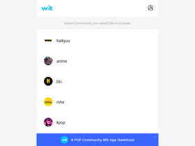 'witapp.co' screenshot
