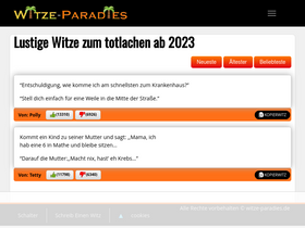 'witze-paradies.de' screenshot