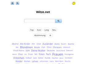 'witze.net' screenshot