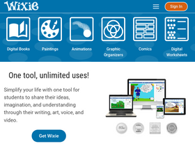 'wixie.com' screenshot