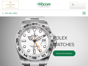 'wixonjewelers.com' screenshot