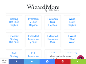 'wizardmore.com' screenshot