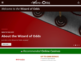 'wizardofodds.com' screenshot