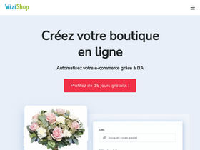 'wizishop.fr' screenshot