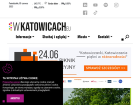 'wkatowicach.eu' screenshot