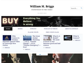 'wmbriggs.com' screenshot