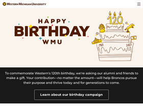 'wmich.edu' screenshot