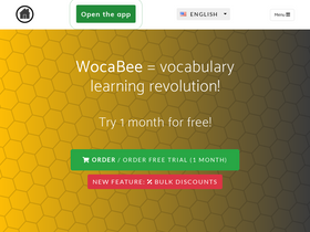 'wocabee.app' screenshot