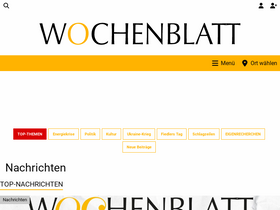 'wochenblatt.net' screenshot