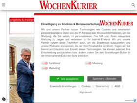 'wochenkurier.info' screenshot