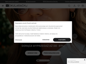 'wokularach.pl' screenshot