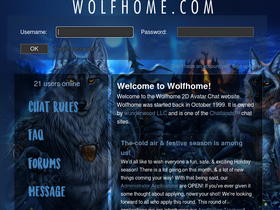 'wolfhome.com' screenshot