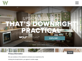 'wolfhomeproducts.com' screenshot